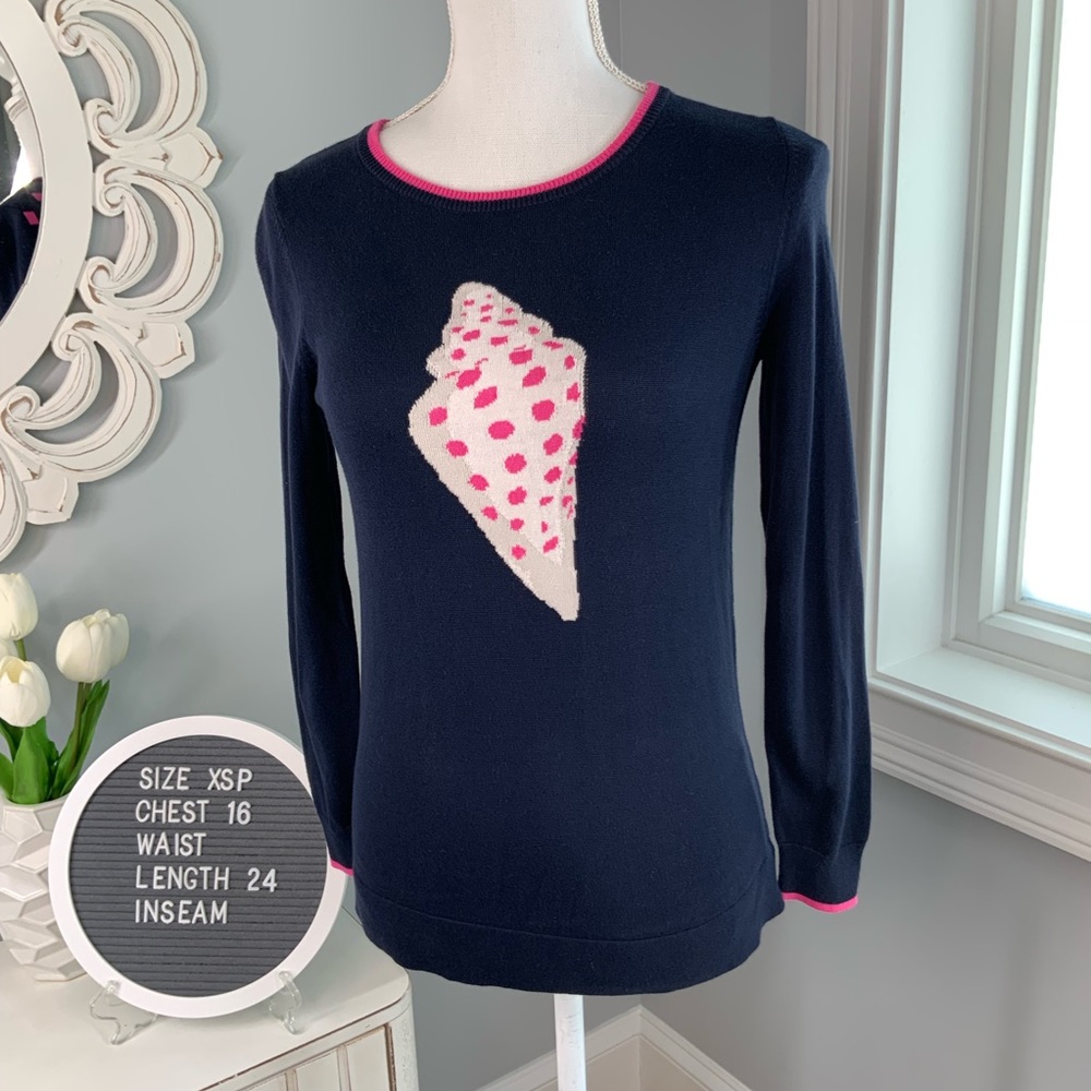 Crown & Ivy Sweater with Shell and Checked Back